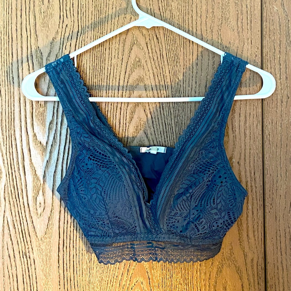 Blue bralette